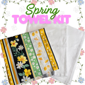 Spring Towel Fabric Kit - Delightful Daisies