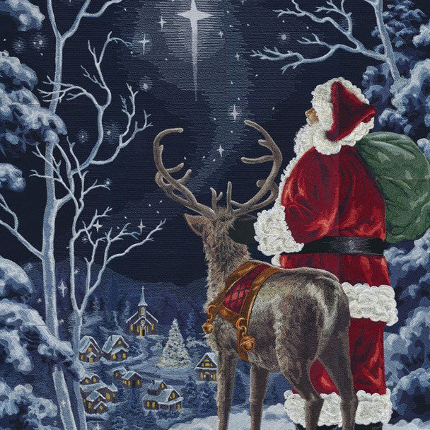 Starry Night Santa by Dona Gelsinger