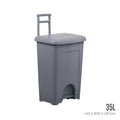 STEP BIN W/HANDLE 35L (1005)
