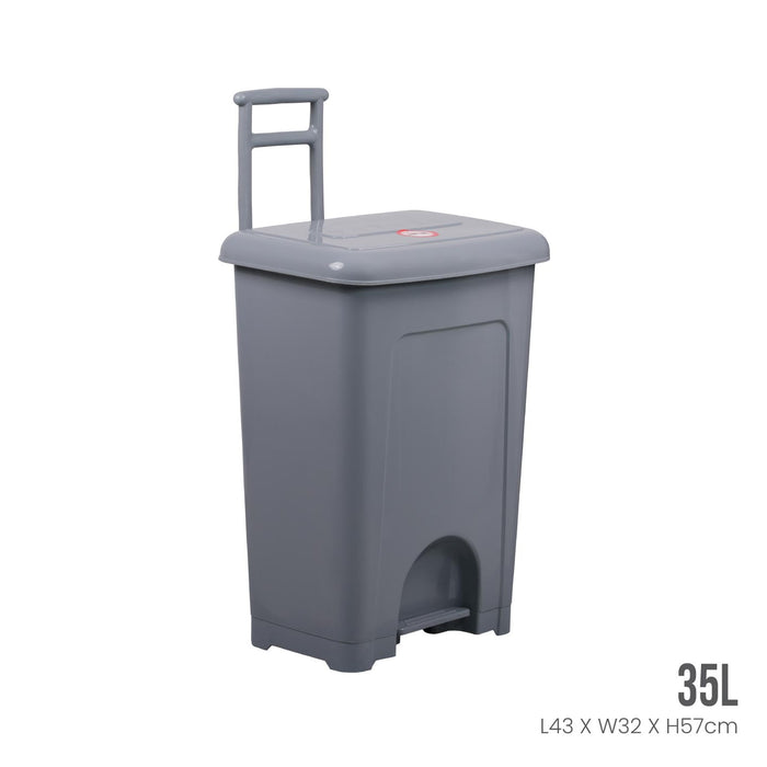 STEP BIN W/HANDLE 35L (1005)