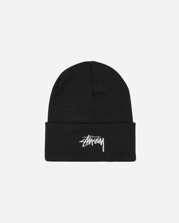 Stüssy Stock Cuff Beanie Black Hats Beanies 1321020SJ 0001