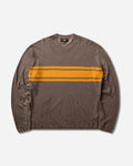 Stüssy Striped Long Sleeve Sweater Brown Knitwears Sweaters 117297SJ 1001