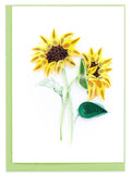 Sunflower Bouquet Petite Quilling Card