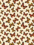 Sunshine Whispers - Butterflies Toss Cream - 3080 28656 298