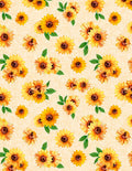 Sunshine Whispers - Sunflower Toss Cream - 3080 28655 257