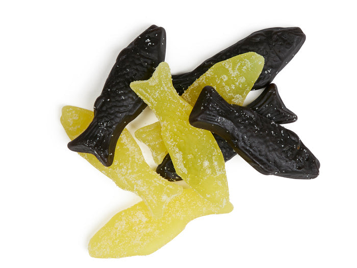 Sweet licorice + Sour Lemon fish mix