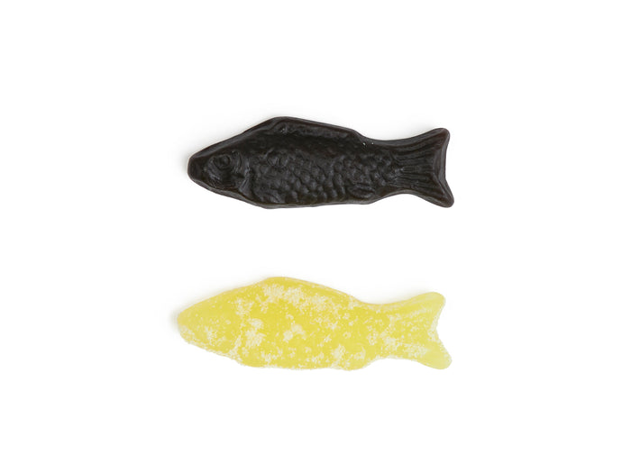 Sweet licorice + Sour Lemon fish mix
