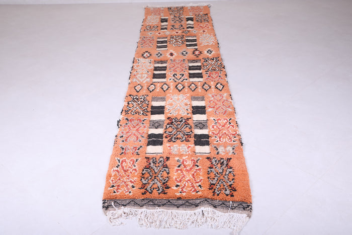 Runner handmade berber rug - custom moroccan carpet - Azilal rug - custom moroccan rugs