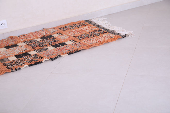 Runner handmade berber rug - custom moroccan carpet - Azilal rug - custom moroccan rugs