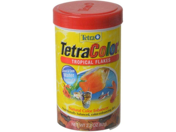 Tetra TetraColor Tropical Flakes 2.2oz Fish Supplies Tetra