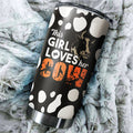 This girl loves her cow - myfunfarm - clothing acceessories shoes for cow lovers, pig, horse, cat, sheep, dog, chicken, goat farmer