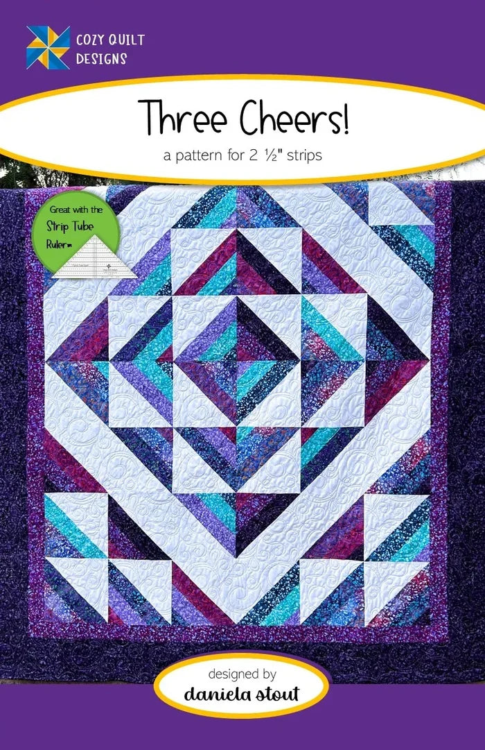 Three Cheers Quilt Pattern - Cozy Quilt Designs