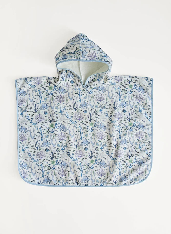 TIMO + VIOLET Coral Reef Swim Poncho