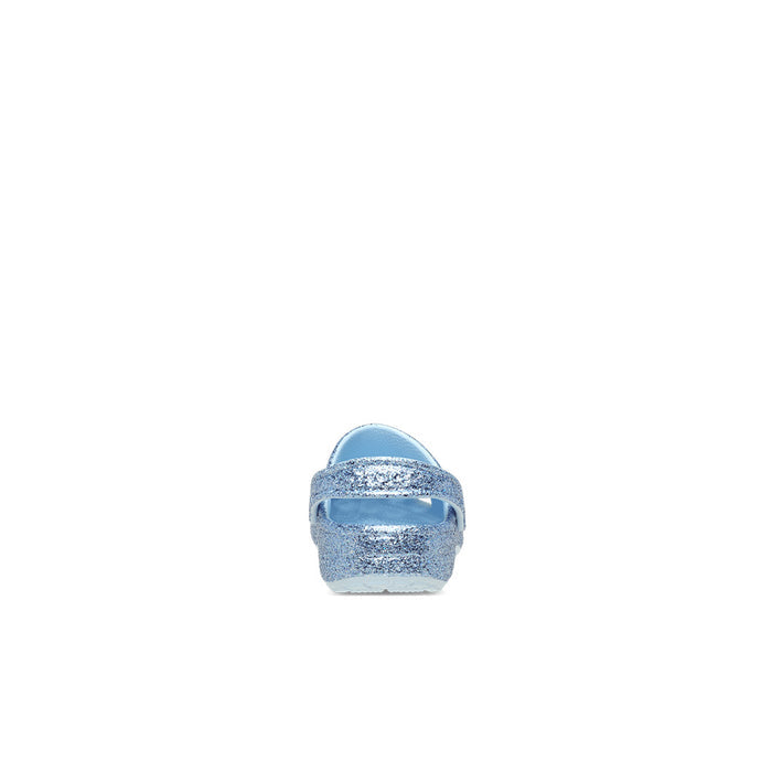 Toddler Classic Chunky Glitter Clog 'Blue Frost'