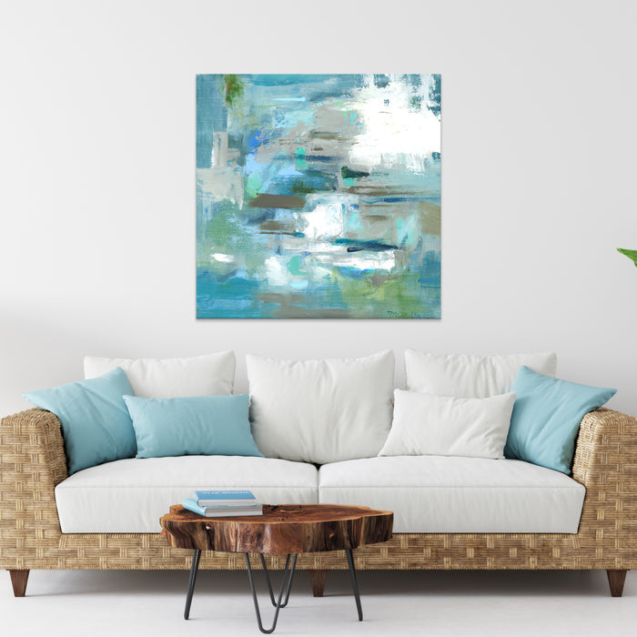 'Tranquil Colors' Wrapped Canvas Wall Art