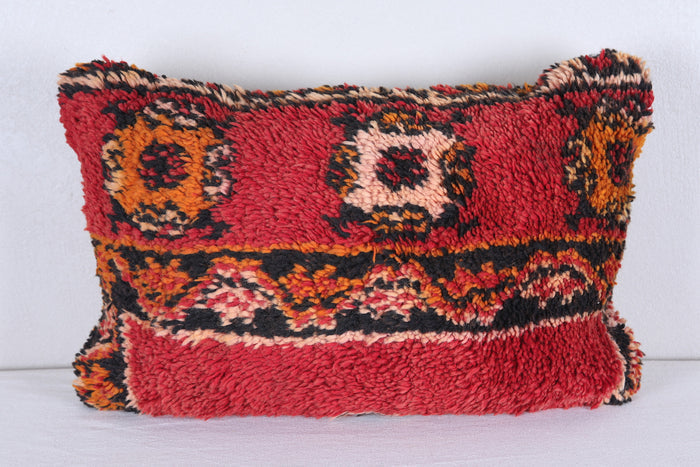 Two moroccan handwoven rug pillows