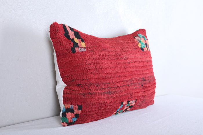 Two moroccan handwoven rug pillows - kilim pillow