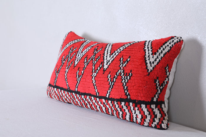 Two moroccan handwoven rug pillows - kilim pillow