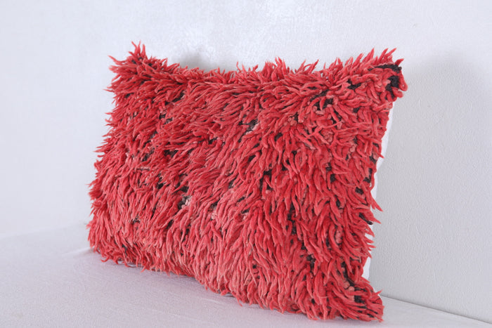 Two moroccan handwoven rug pillows
