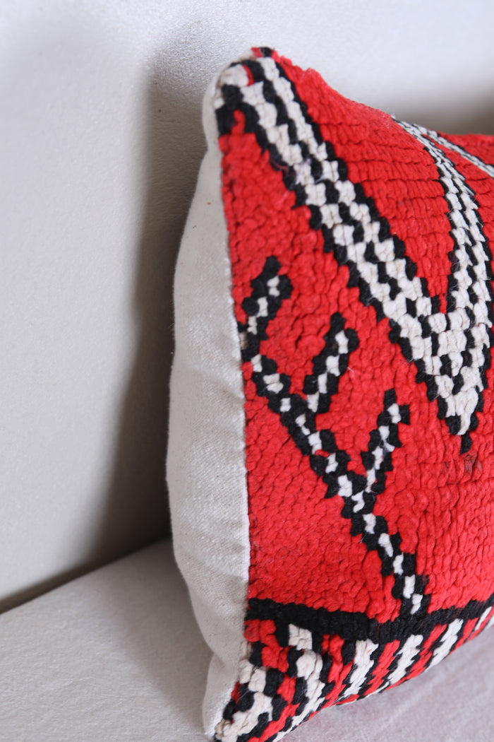 Two moroccan handwoven rug pillows - kilim pillow