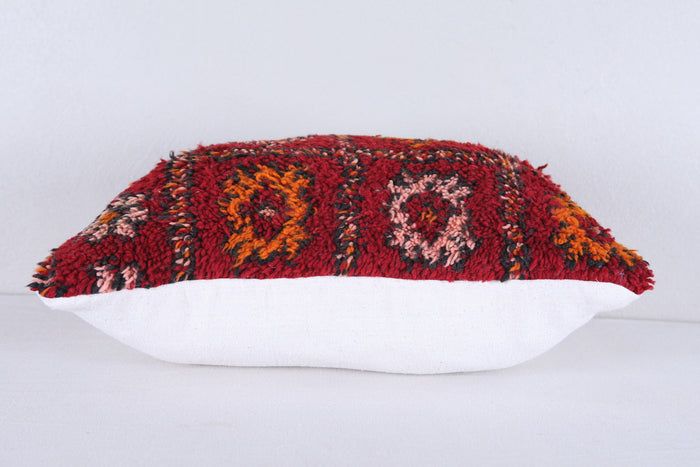Two moroccan handwoven rug pillows