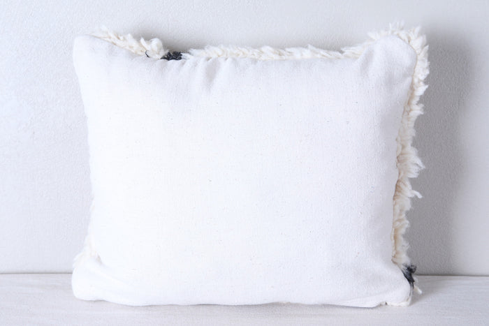 Two moroccan handwoven rug pillows
