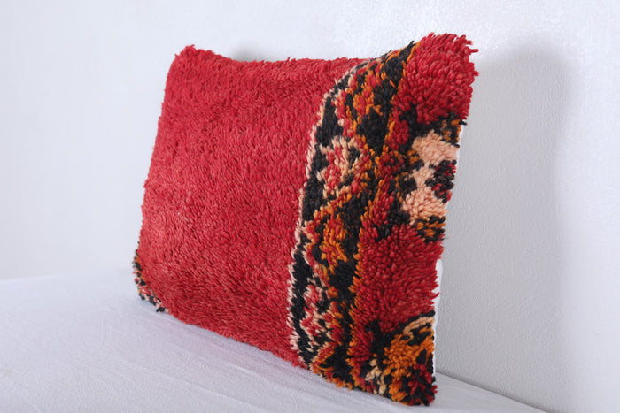 Two moroccan handwoven rug pillows