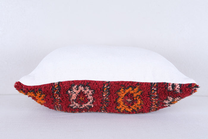 Two moroccan handwoven rug pillows