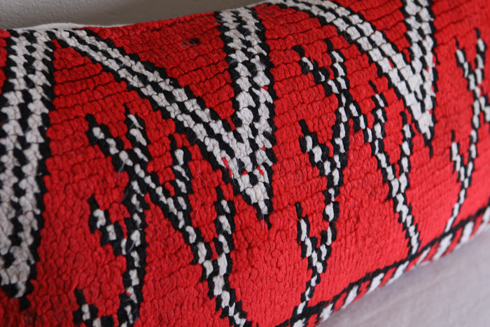 Two moroccan handwoven rug pillows - kilim pillow