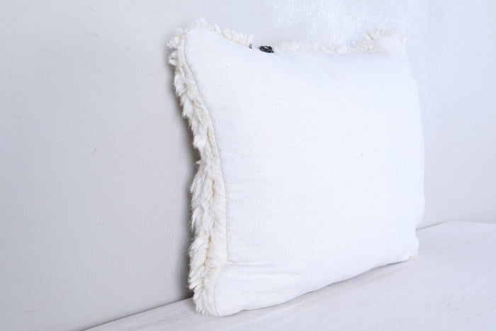 Two moroccan handwoven rug pillows