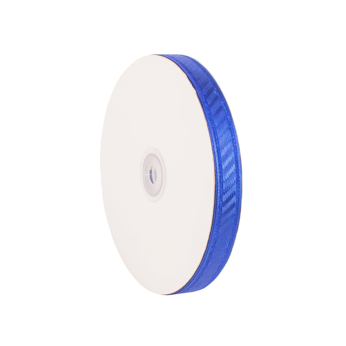 TWO TONE RIBBON WITH DIAGONAL STRIPING
