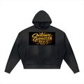 Unisex Sunfade Distressed Boxy Hoodie