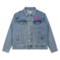 Unisex Vintage Wash Denim Jacket