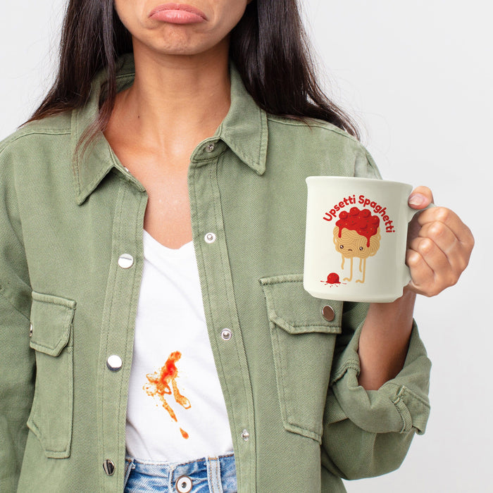 "UPSETTI SPAGHETTI" MUG