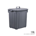 UTILITY STORAGE BIN W COVER 116L (1401)