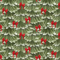 Very Merry Gingerbread - Sweet Pine & Bows Green - 24615-GRN
