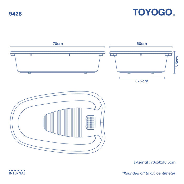 WASHING BASIN OVAL (9428)