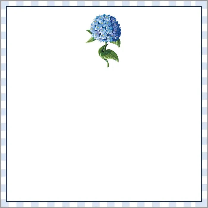 WH Hostess Social Stationery Hydrangea Bloom Slab Notepad
