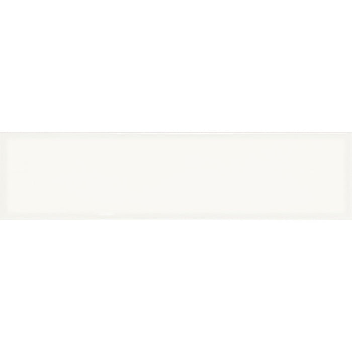 Home White 3x12 Ceramic Bullnose Tile to finish the edge of backsplash, bathroom, or shower wall