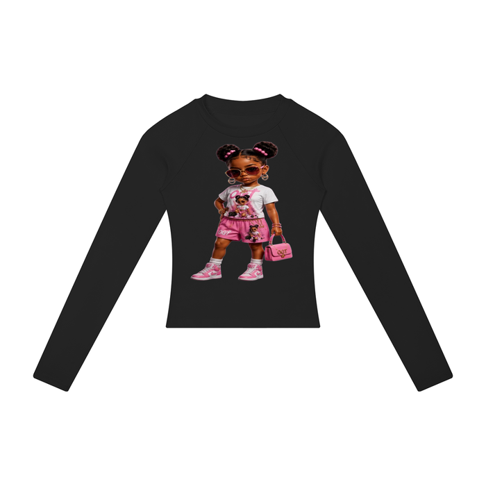 Women’s Slim Raglan Long Sleeve T-Shirt