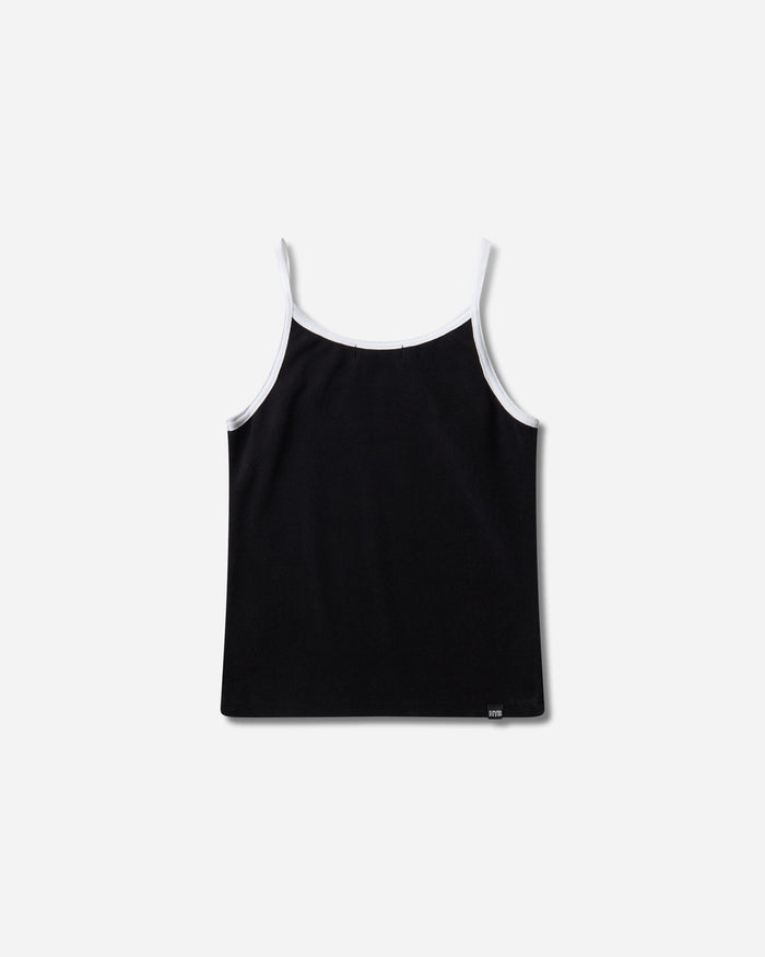 Hysteric Glamour Star Woman Camisole Black T-Shirts Top 01261CR08 96