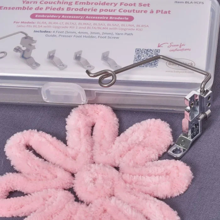 Yarn Couching Embroidery Foot Set (4 Soles)