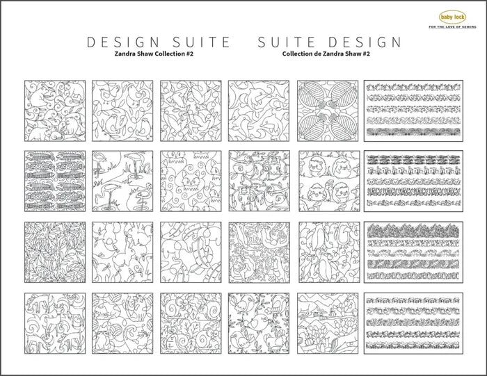 Zandra Shaw Collection #2 - Design Suite: Fills & Motifs